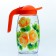 Set for Rosalia juice, art painting, 6 glasses, 1250/200 ml, mix