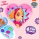 Features for the eyelids, 4 colors "Sky", puppy patrol