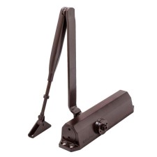 Доводчик дверной "БУЛАТ" ДД 302/3 B-C, 25-85 кг, цвет коричневый