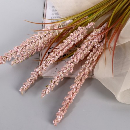 Artificial "Eremurus" flowers 45 cm, pink-1