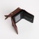 Women's wallet on the button, the color of beige-brown
