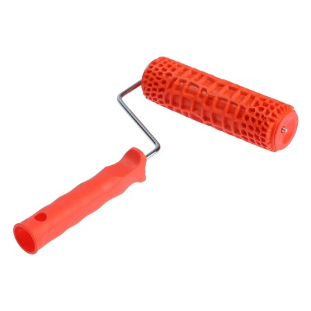 Decorative tundra roller, rubber, "snake", handle d = 6 mm, 180 mm-6