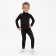 The set for the boy thermo (turtleneck, pants), black color, height 140 cm (38)