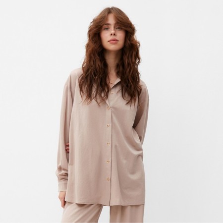 Female costume (shirt, trousers) minku beige color, rr 54-1