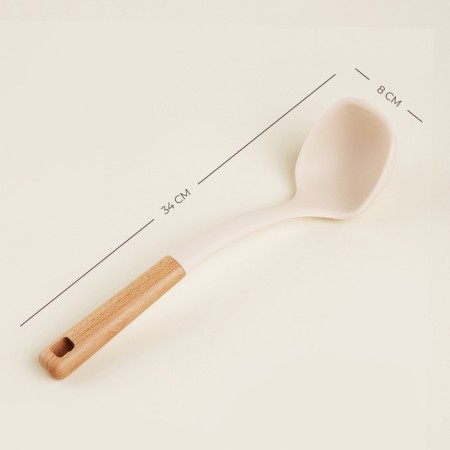 SL Home Lowel, with a marking of 30/60 ml, 34 × 8 × 7.5 cm, beige color-1