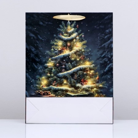 Laminated vertical "Christmas tree in the forest!", 33 x 42 x 10 cm-1