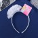 Hair cap "Schoolgirl" Cloud, D 10 cm, white