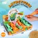 Magic anti -stress pulling "dinosaur", with sand, chicks, in showbox
