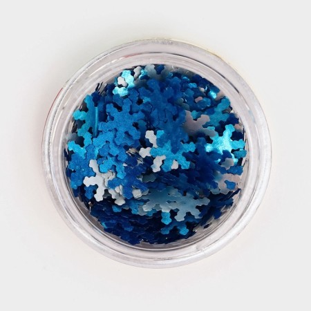 Glitter Figure Snowflake Mix 0.5 g-2