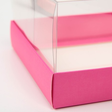 Confectionery box, packaging, Fuchsia, 22 x 8 x 13.5 cm-3