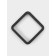 Baking forms perforated shade “Square”, set 6 pcs, plastic, 8 × 2 cm, black