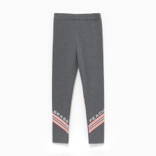 Leggings for girls, gray color, height 170 cm