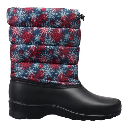 Combined boots with a latch, artificial fur, size 40, color mix-15