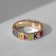 Ring with the inscription "Cognac", colored in gold, 17 size