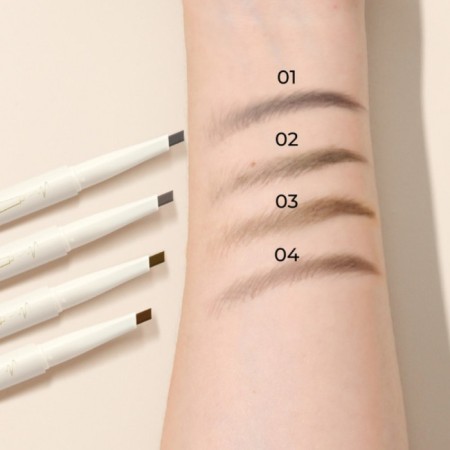 Focallure Silky Shaping Eyebrow Pencil eyebrow pencil, tone 02, 0.16 g-5