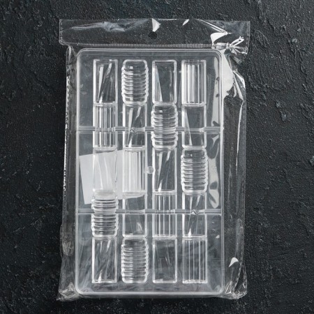 Form for chocolate and sweets “Figure Bank”, 20 cells, 20 × 12 × 2.5 cm, cell 3.3 × 1.6 × 0.8 cm-4