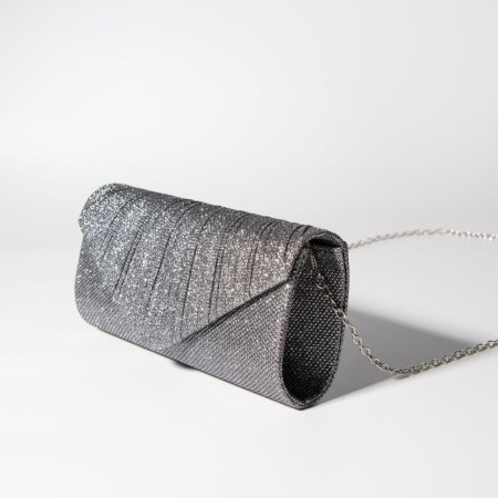 Female clutch, valve department, long chain, silver color