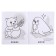 Coloring to kids "fish and crab"