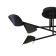 Ceiling chandelier Mantra capuccina, LED, 3200LM, 3000K, 292 mm, black color
