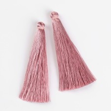 Suspension decorative “brush”, set 2 pcs., L brush 6.5 cm, Poil color