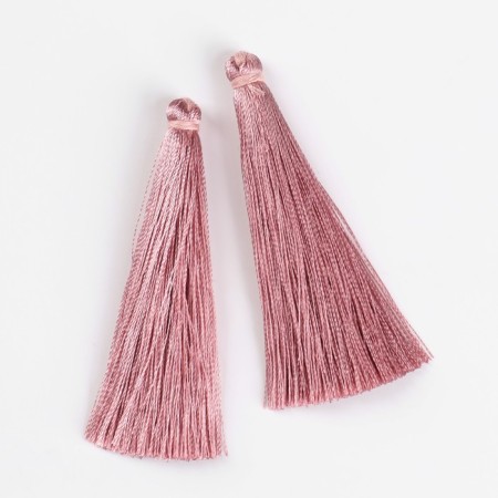 Suspension decorative “brush”, set 2 pcs., L brush 6.5 cm, Poil color