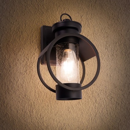 Sadovo-park lamp Feron PL530, IP44, E27, 60 W, 180x200x340 mm, black color-6