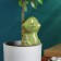 Waxing for home plants and garden "Frog" Kungur ceramics, 0.1l, 16cm, Green