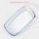 Form made of heat -resistant glass for baking and baking rectangular shade "Cupcake", 1.5 l, 27 × 14 × 7 cm