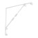 Bracket, Light, 300x300, metal, white, 1 pc.