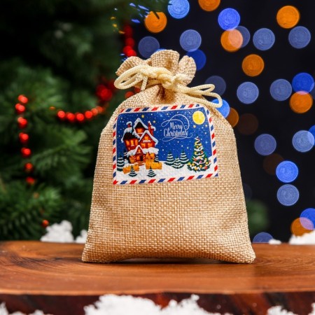 Gift bag with thermal monklake, 10 x 14 cm
