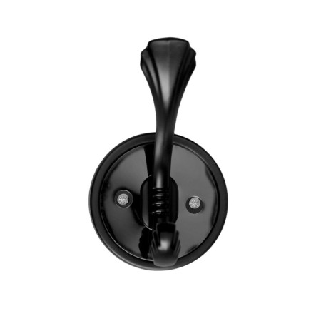 Furniture hook Cappio Vintage, two -rod, black color, 4 pcs.-2