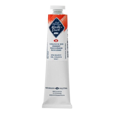 Oil paint in the tube 46 ml, ZHK "Master Class", Geranius Red, 1104364-1