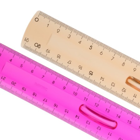 Set of lines 2 pcs. Calligrata 20/25 cm, with a holder, transparent, colored-4