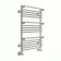 Water towel Terminus "Vena" Lux P16, 500x800 mm, lower connection, chrome