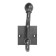 Furniture hook Cappio Eldo, two -rod, black