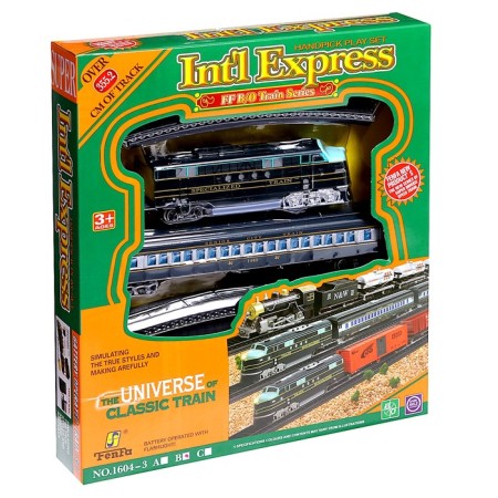 Railway Express, with light effects, length of the path 3.6 m-7