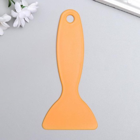 Tool plastic scraper for smoothing on a flat surface 13x6 cm-1