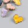 Button plastic for creativity "Stone Heart" mix 2.5x2.9x1 cm