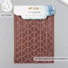 A set of corners with a pocket for photographs 102 corners 