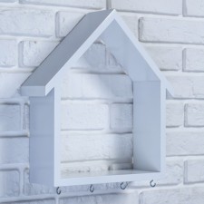 Klyno-regiment house house large, 4 hooks, white 36*33*10