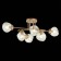 Ceiling EVOLUCE lamp. Sle155702-06. More. 6x40 watts, E14, 80x53x30 cm, golden color