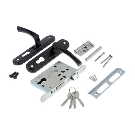 Castle of the inimand "Standard" ZV4-3.07C, with a handle, the color of silver-1