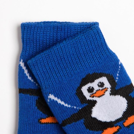 Noski children's terry, blue color, size 10-1