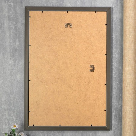 Photo frame Plastic "Mira" 40x60 cm, walnut (plastic screen)-3