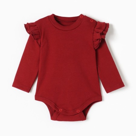 Body with ruffles crumb I am Cherry Red, height 74-80, cherry