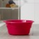 Pelvis, especially durable, 6 l, burgundy color