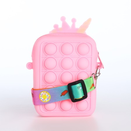 Bag's bag with lightning, pink/blue color-1