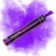 Color smoke purple, 0.8 inch, optical intensity, 60 seconds