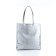 Women's bag with lightning, silver color
