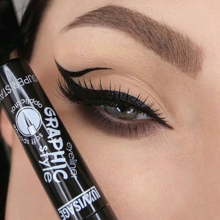 Eye Luxvisage Graphic Style Super Stay, super -resistant, black tone-1